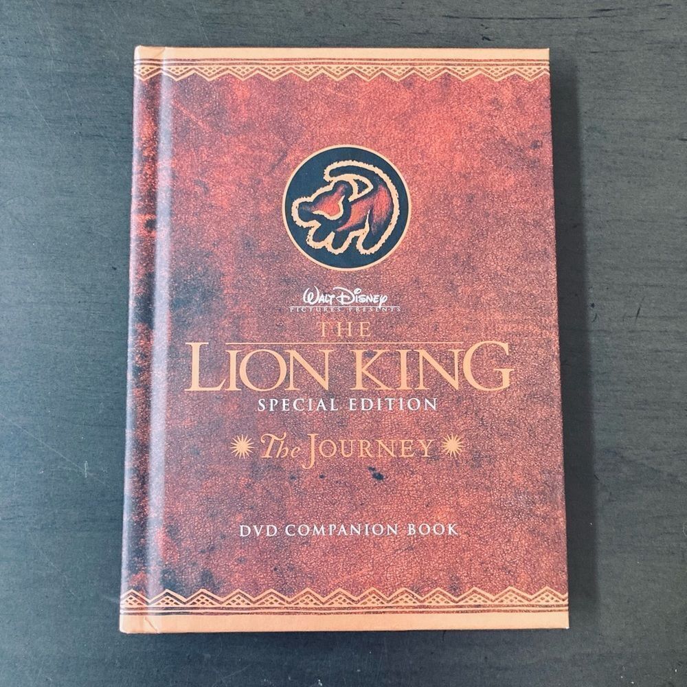 Disney The Lion King DVD Companion Hardcover Picture Book